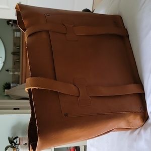 Brown 100% Leather Tote